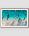Gili T Island - Art Print - Traditional Frame - Raw Oak - Landscape