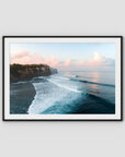 Uluwatu Sunsets - Art Print - Traditional Frame - Black - Landscape