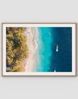 Gili T Tropical - Art Print - Traditional Frame - Raw Oak - Landscape