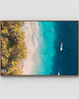 Gili T Tropical - Art Print - Float Frame Canvas - Raw Oak - Landscape