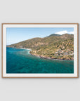 Amed - Art Print - Traditional Frame - Raw Oak - Landscape