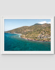 Amed - Art Print - Traditional Frame - White - Landscape
