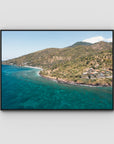 Amed - Art Print - Float Frame Canvas - Black - Landscape