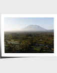 Rice Paddy Sunset East Bali ii - Art Print - Fine Art Paper - Unframed Print - Landscape