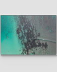 Padang Padang Surfing - Art Print - Float Frame Canvas - White - Landscape