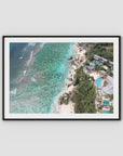 Padang Padang Coastline ii - Art Print - Traditional Frame - Black - Landscape