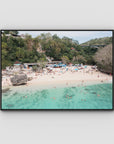 Padang Padang Beach - Art Print - Float Frame Canvas - Black - Landscape