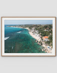 Bingin Reef - Art Print - Traditional Frame - Raw Oak - Landscape
