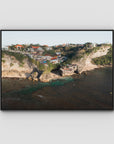 Uluwatu Cave - Art Print - Float Frame Canvas - Black - Landscape