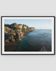 Uluwatu Coastline - Art Print - Traditional Frame - Black - Landscape
