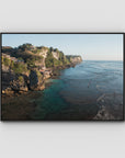 Uluwatu Coastline - Art Print - Float Frame Canvas - Black - Landscape