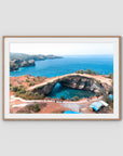 Broken Beach - Nusa Penida - Art Print - Traditional Frame - Raw Oak - Landscape