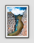 Angel Billabong - Nusa Penida - Art Print - Traditional Frame - Black - Portrait