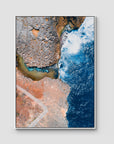 Angel Billabong - Nusa Penida ii - Art Print - Float Frame Canvas - White - Portrait