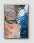 Angel Billabong - Nusa Penida ii - Art Print - Float Frame Canvas - Raw Oak - Portrait