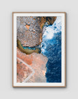 Angel Billabong - Nusa Penida ii - Art Print - Traditional Frame - Raw Oak - Portrait