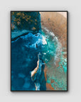 Atuh Beach - Nusa Penida - Art Print - Float Frame Canvas - Black - Portrait