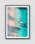 Gili T Island - Art Print - Traditional Frame - Black - Portrait