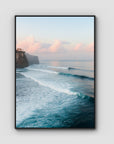 Uluwatu Sunsets - Art Print - Float Frame Canvas - Black - Portrait