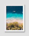 Gili T Tropical - Art Print - Traditional Frame - White - Portrait