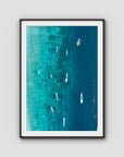 Gili T Bluewater - Art Print - Traditional Frame - Black - Portrait