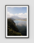 Lake Batur Bali - Art Print - Traditional Frame - Black - Portrait