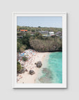 Padang Padang Beach ii - Art Print - Traditional Frame - White - Portrait