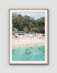 Padang Padang Beach - Art Print - Traditional Frame - Raw Oak - Portrait