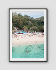 Padang Padang Beach - Art Print - Traditional Frame - Black - Portrait