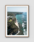 Resort Views - Uluwatu - Art Print - Traditional Frame - Raw Oak - Portrait