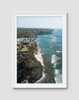 Resort Views - Uluwatu - Art Print - Traditional Frame - White - Portrait