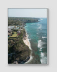 Resort Views - Uluwatu - Art Print - Float Frame Canvas - White - Portrait