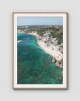 Bingin Reef - Art Print - Traditional Frame - Raw Oak - Portrait