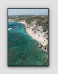 Bingin Reef - Art Print - Float Frame Canvas - Black - Portrait