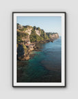 Uluwatu Coastline - Art Print - Traditional Frame - Black - Portrait