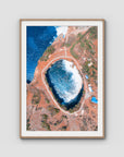 Broken Beach ii - Nusa Penida - Art Print - Traditional Frame - Raw Oak - Portrait