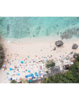 Padang Padang Beach Top Down - Art Print Tidaltones
