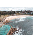 Bronte Baths Aerial ii - Sydney - Art Print