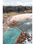 Bronte Baths Aerial ii - Sydney - Art Print