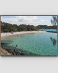 Torakina Hideaway - Brunswick Heads - Fine Art Print - Float Frame Canvas - Raw Oak - Landscape