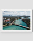 Brunswick Crossing - Fine Art Print - Traditional Frame - White - Landscape
