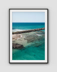 Brunswick Breakwater - Fine Art Print - Traditional Frame - Black - Portrait