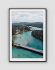 Brunswick Crossing - Fine Art Print - Traditional Frame - Black - Portrait