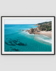 The Pass iii - Byron Bay - Art Print - Traditional Frame - Black - Landscape