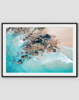The Pass Lines ii - Byron Bay - Art Print - Traditional Frame - Black - Landscape
