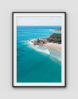 The Pass iiii - Byron Bay - Art Print - Traditional Frame - Black - Portrait
