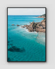 The Pass iii - Byron Bay - Art Print - Float Frame Canvas - Black - Portrait