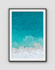 Tallows Blues - Byron Bay - Art Print - Traditional Frame - Black - Portrait