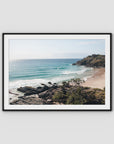 Cabarita Headland Drift - Fine Art Print - Traditional Frame - Black - Landscape