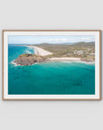 Rolling South - Cabarita - Fine Art Print - Traditional Frame - Raw Oak - Landscape
